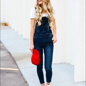 Slightly Distressed Overalls